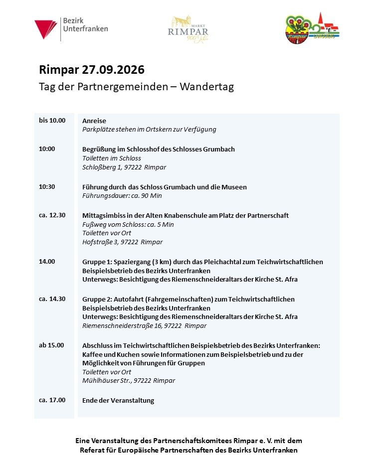 Ein spannendes Programm wartet auf Sie!